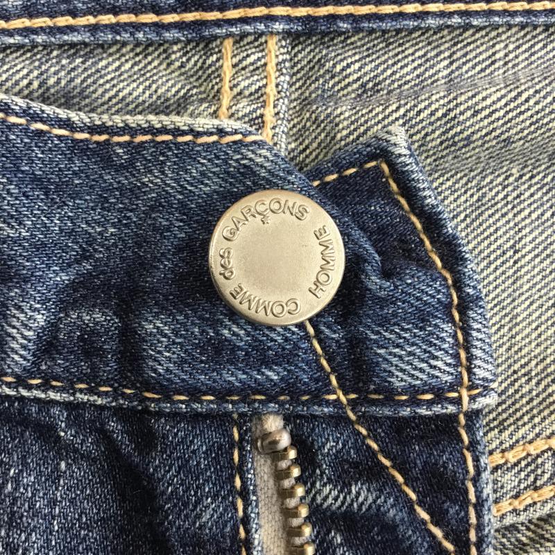 コムデギャルソンオム COMME des GARCONS HOMME パンツ デニム、ジーンズ L 無地 青 / ブルー /  メンズ USED 古着 中古 10137541