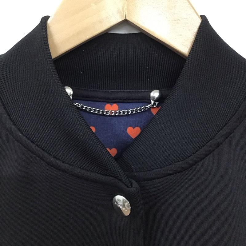 ディーゼル DIESEL ジャケット、上着 ジャンパー、ブルゾン XS 無地 黒 / ブラック /  レディース USED 古着 中古 10129710