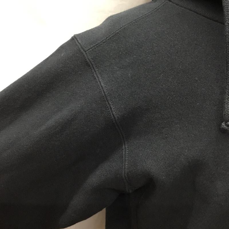 チャンピオン Champion パーカー 長袖 長袖パーカー フード付きパーカー プリントスウェット トレーナー L 無地 黒 / ブラック /  メンズ USED 古着 中古 10121798