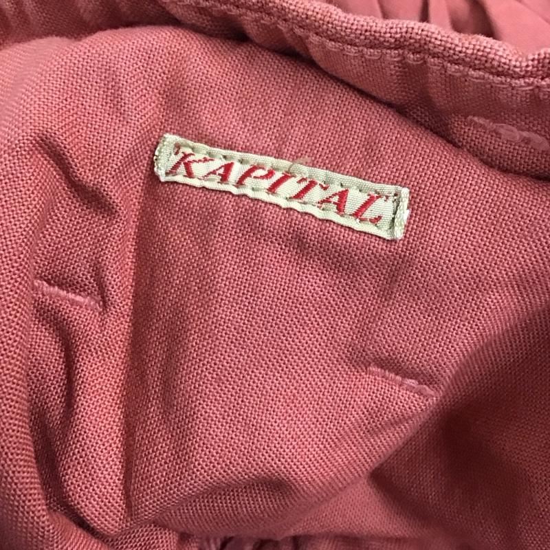 キャピタル KAPITAL ボトムス ボトムス コットン リネン ワイドパンツ XS 無地 橙 / オレンジ /  レディース USED 古着 中古 10113666