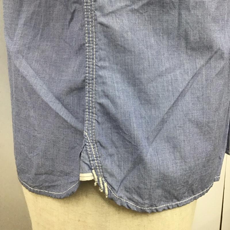 フラットヘッド FLATHEAD シャツ、ブラウス 半袖 GLORY PARK ワークシャツ 38 無地 水色 / ライトブルー /  メンズ USED 古着 中古 10113089