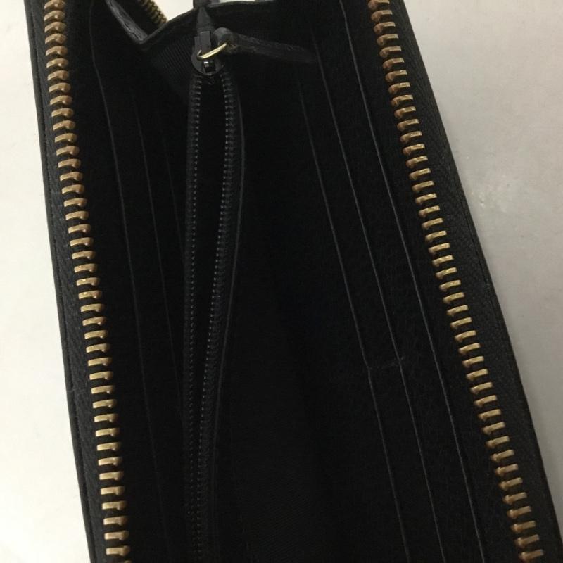 グッチ GUCCI 財布 長財布 L 総柄 黒 / ブラック /  メンズ USED 古着 中古 10128831