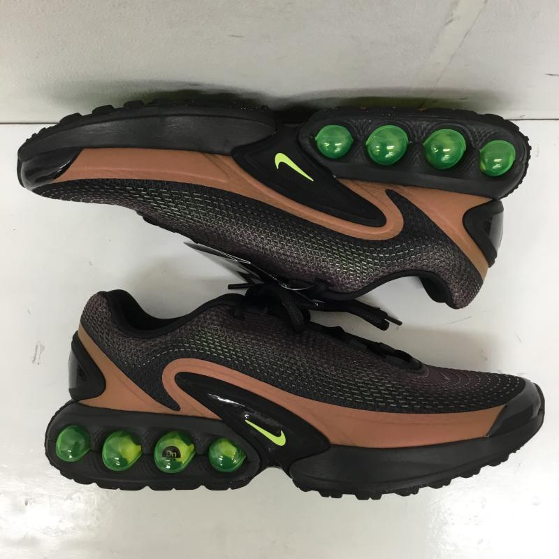 ナイキ NIKE スニーカー スニーカー IB8065-045 AIR MAX DN OFF NOIR/LT LEMON TWIST-LT BRITISH TAN 28.0cm ロゴ、文字 黒 / ブラック / X 紫 / パープル / X 緑 / グリーン /  メンズ USED 古着 中古 10141694