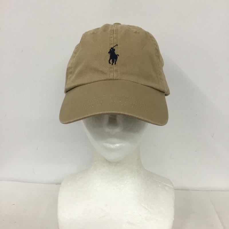 ポロラルフローレン POLO RALPH LAUREN 帽子 キャップ コットン ワンポイント ベージュ / ベージュ /  メンズ USED 古着 中古 10138047