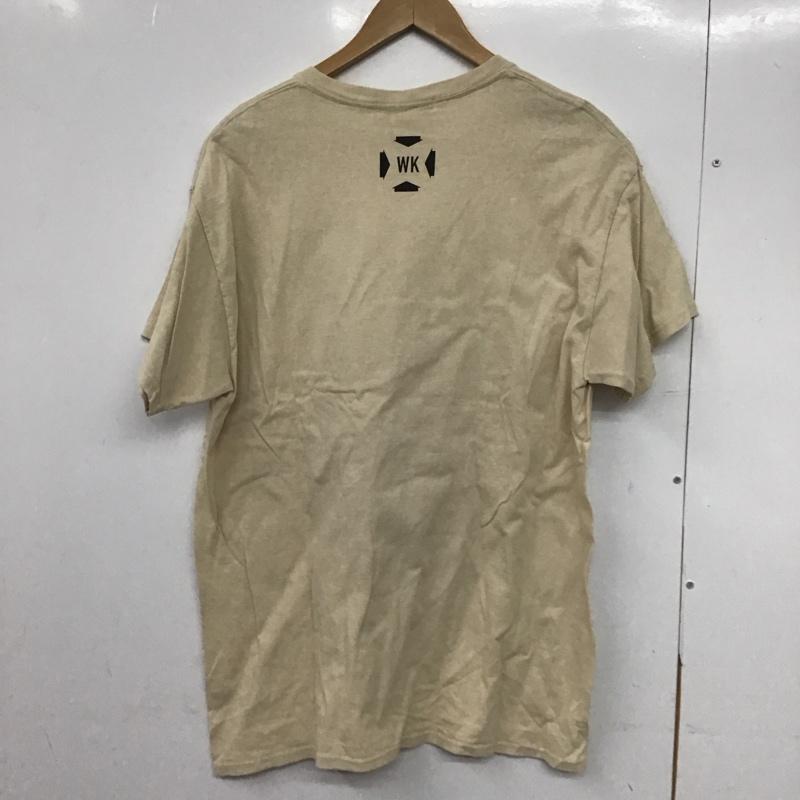 ラブラット LABRAT Tシャツ 半袖 半袖カットソー プリントTシャツ クルーネックカットソー L プリント ベージュ / ベージュ /  メンズ USED 古着 中古 10146564