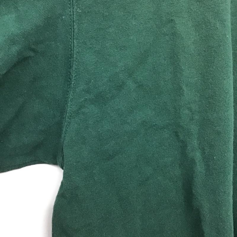 カーハート Carhartt Tシャツ 半袖 半袖カットソー プリントTシャツ クルーネックカットソー L ロゴ、文字 緑 / グリーン /  メンズ USED 古着 中古 10143256