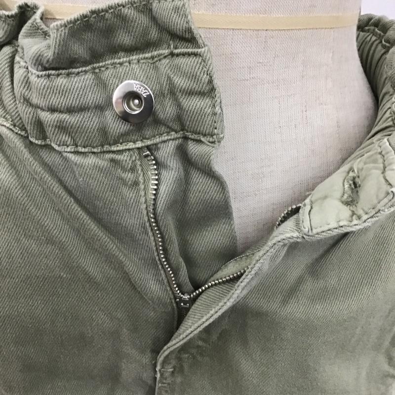 ザラ ZARA パンツ ワークパンツ、ペインターパンツ 5862 152 506 ウエストギャザー 無地 カーキ / カーキ /  レディース USED 古着 中古 10107151