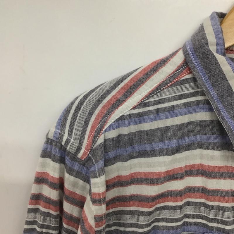 エディーバウアー Eddie Bauer シャツ、ブラウス 長袖 M ボーダー柄 マルチカラー / マルチカラー /  メンズ USED 古着 中古 10141190
