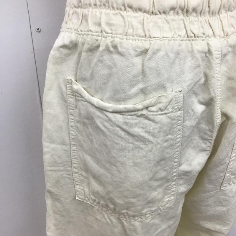 ザラ ZARA パンツ ワークパンツ、ペインターパンツ ワイドパンツ カジュアルパンツ カーゴパンツ ワークパンツ M 無地 白 / ホワイト /  レディース USED 古着 中古 10105729