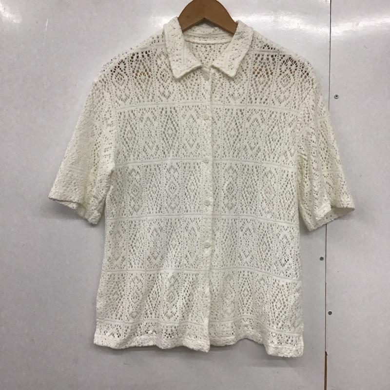 ローリーズファーム LOWRYS FARM シャツ、ブラウス 半袖 FREE 無地 白 / ホワイト /  レディース USED 古着 中古 10144584
