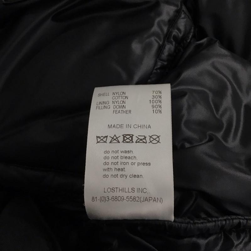 コンフィー comfy ジャケット、上着 ジャンパー、ブルゾン cmf1902-j01c ダウンジャケット ジップアップパーカージャケット M 無地 黒 / ブラック /  メンズ USED 古着 中古 10145705