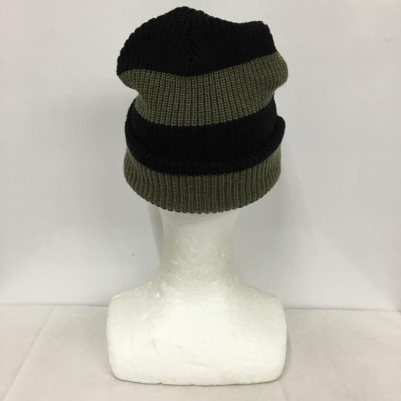 アディダスオリジナルス adidas originals 帽子 ニット帽 JD5167 シュムーフォイル ビーニー マーク・ゴンザレス ワンポイント 黒 / ブラック / X カーキ / カーキ /  メンズ USED 古着 中古 10143662