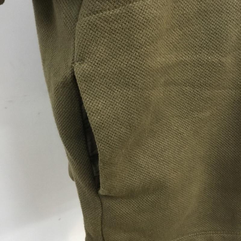 クロ KURO カットソー 半袖 962861 鹿の子 オーバーサイズ ビッグTシャツ 0 無地 カーキ / カーキ /  メンズ USED 古着 中古 10069239