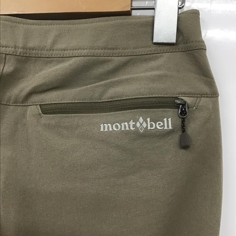 モンベル mont-bell ボトムス ボトムス 1105706 ガイドパンツサーモ ナイロンパンツ スリムパンツ ストレッチパンツ M ロゴ、文字 ベージュ / ベージュ /  レディース USED 古着 中古 10106227