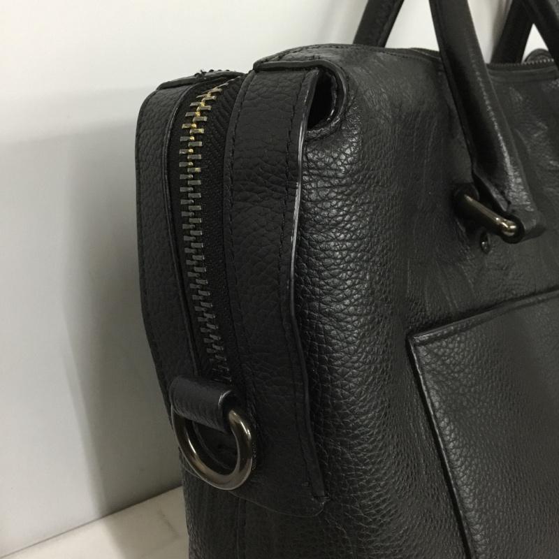 コーチ COACH トートバッグ トートバッグ C0244 ゴッサム ブリーフ シグネチャー レザー ビジネスバッグ 総柄 黒 / ブラック /  メンズ USED 古着 中古 10148752