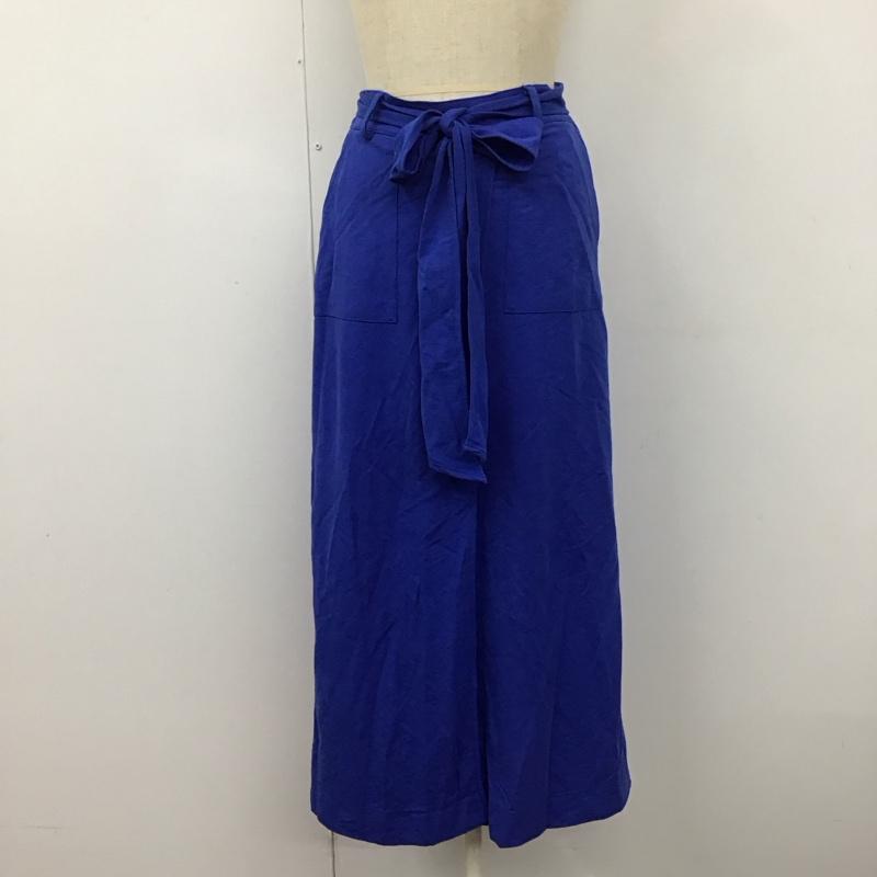 アズールバイマウジー AZUL BY MOUSSY スカート ロングスカート 250FSB81-360D ARCTIC FEEL FLARE COLOR SKIRT S 無地 青 / ブルー /  レディース USED 古着 中古 10111427