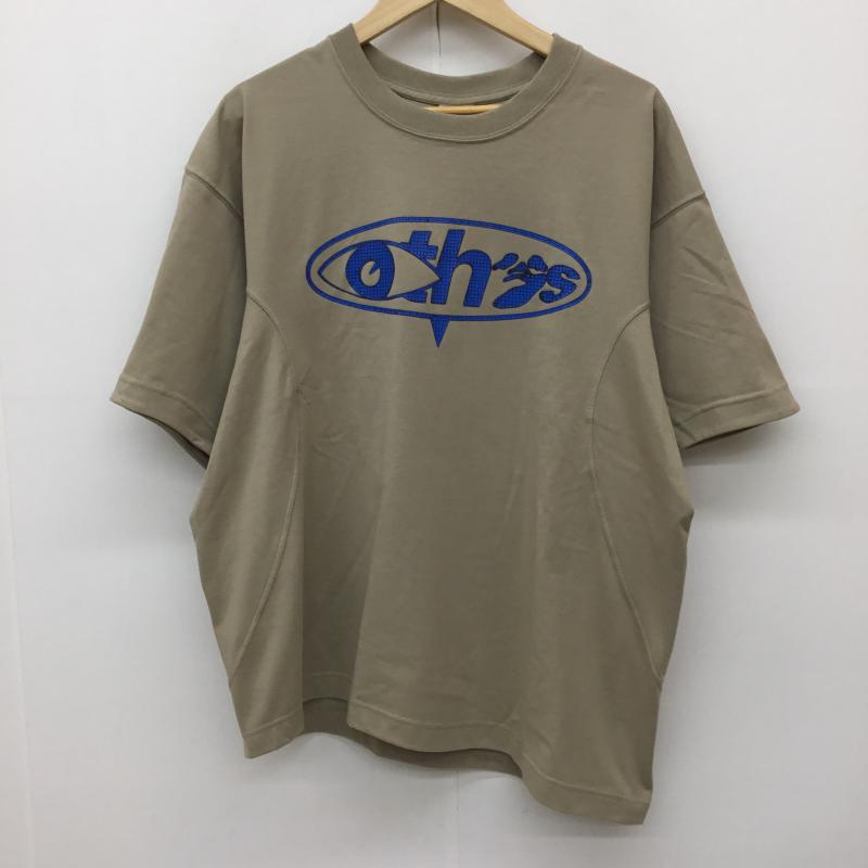 ナイキ NIKE Tシャツ 半袖 DN1758-247 Off-White x Nike L ロゴ、文字 茶 / ブラウン /  メンズ USED 古着 中古 10145797