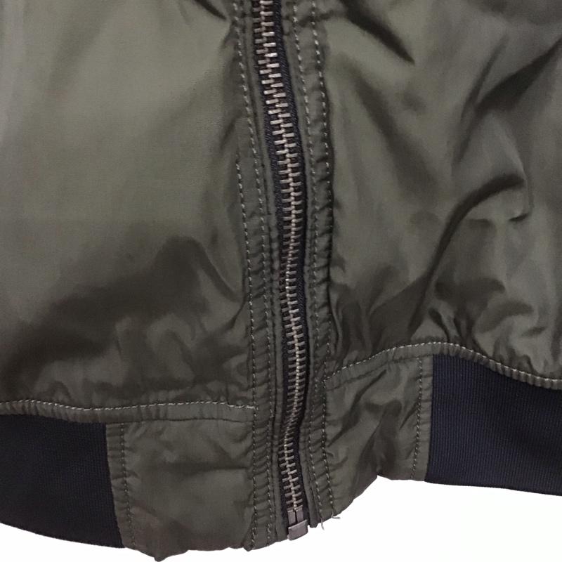 ザラメン ZARA MAN ジャケット、上着 ジャンパー、ブルゾン ジップアップジャケット ナイロンジャケット アウター L 無地 カーキ / カーキ /  メンズ USED 古着 中古 10135511