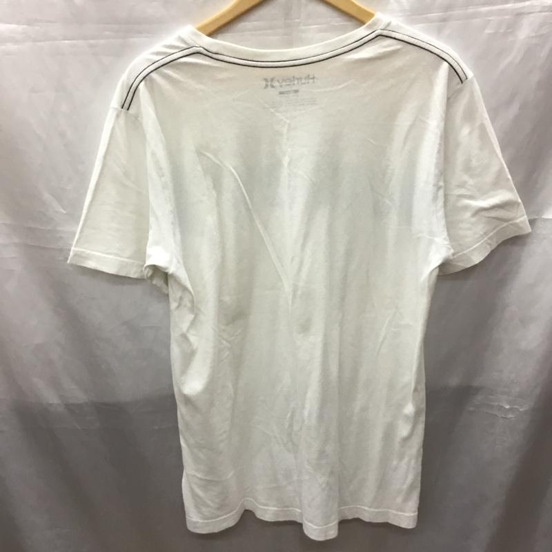 ハーレー Hurley Tシャツ 半袖 J1703B021 クルーネック S ロゴ、文字 白 / ホワイト /  メンズ USED 古着 中古 10115544