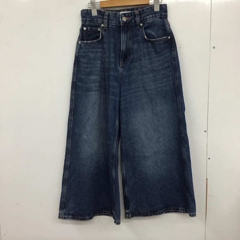 ザラ ZARA パンツ デニム、ジーンズ 34 無地 インディゴ / インディゴ /  レディース USED 古着 中古 10133741