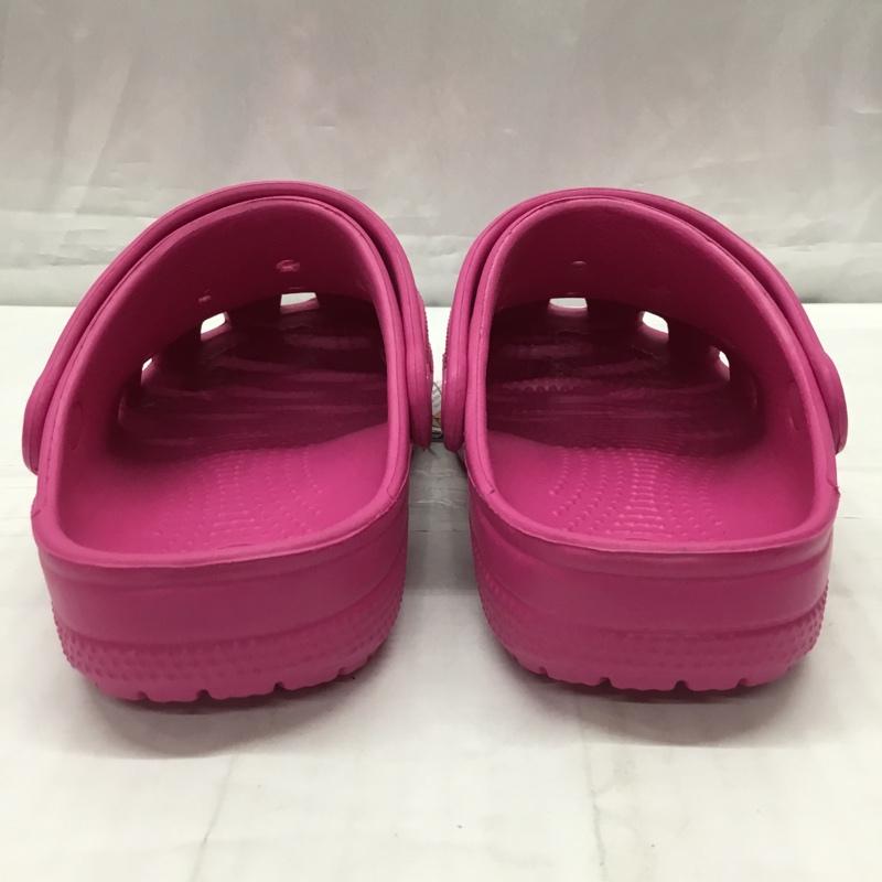 クロックス crocs シューズ シューズ 15908-670 ralen clog K 19.5cm キッズ 19.5cm ロゴ、文字 桃 / ピンク /  ガールズ USED 古着 中古 10110664