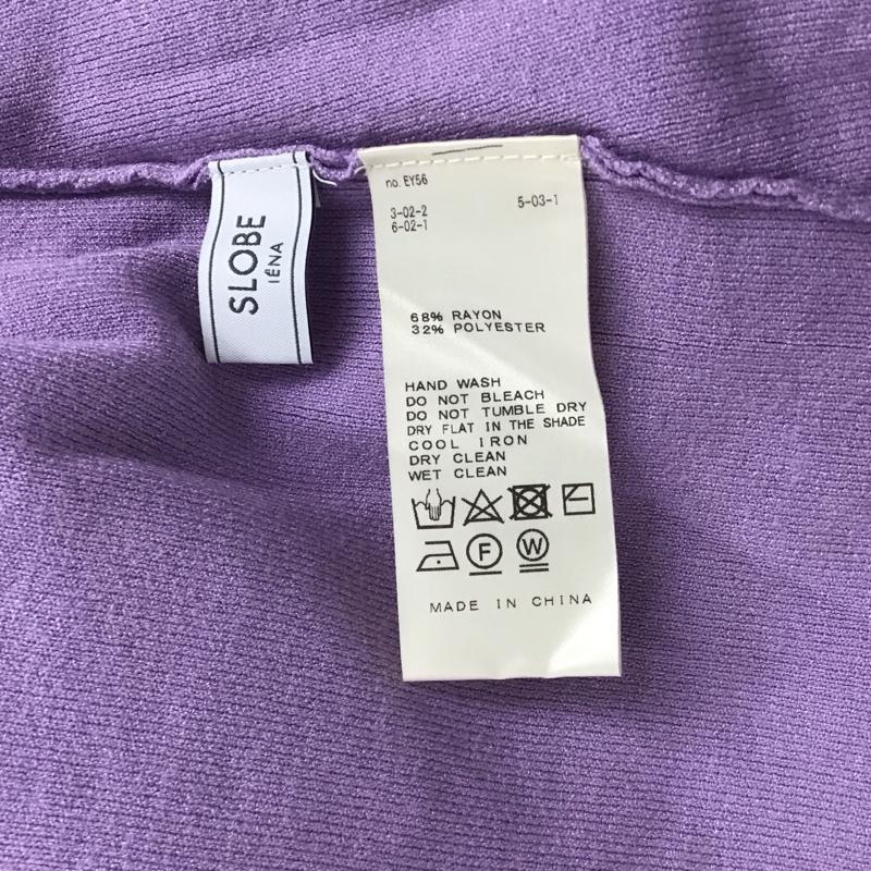 スローブイエナ SLOBE IENA ワンピース ロングスカート ロングワンピース ノースリーブワンピース フレアスカート 無地 紫 / パープル /  レディース USED 古着 中古 10147888