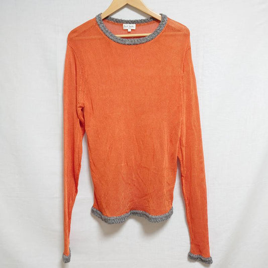 ポールスミス Paul Smith トップス トップス L 無地 灰 / グレー / X 橙 / オレンジ /  メンズ USED 古着 中古 10009311