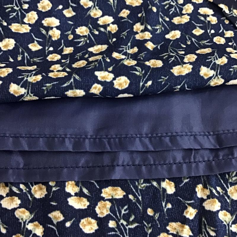 オリーブデオリーブ OLIVE des OLIVE ワンピース ロングスカート 長袖ロングワンピース フレアワンピース 切り替えワンピース 総柄 FREE プリント マルチカラー / マルチカラー /  レディース USED 古着 中古 10116957