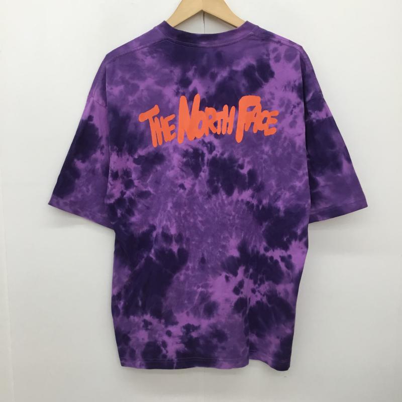 ザノースフェイス THE NORTH FACE Tシャツ 半袖 NT32435 ショートスリーブタイダイハンドライティングティー M  紫 / パープル /  メンズ USED 古着 中古 10150339