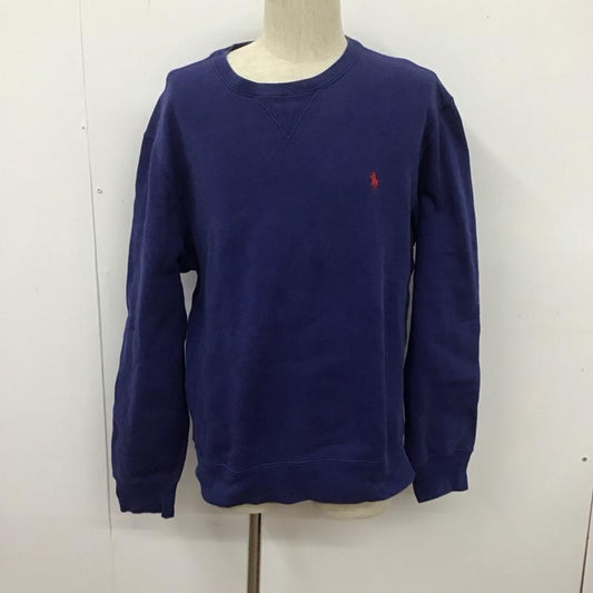 ポロバイラルフローレン Polo by RALPH LAUREN トレーナー 長袖 スウェット M ワンポイント 青 / ブルー /  メンズ USED 古着 中古 10108245