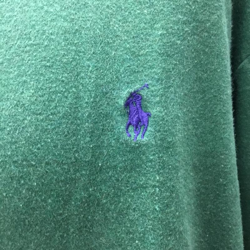 ポロバイラルフローレン Polo by RALPH LAUREN ポロシャツ 半袖 XL 無地 緑 / グリーン /  メンズ USED 古着 中古 10108684