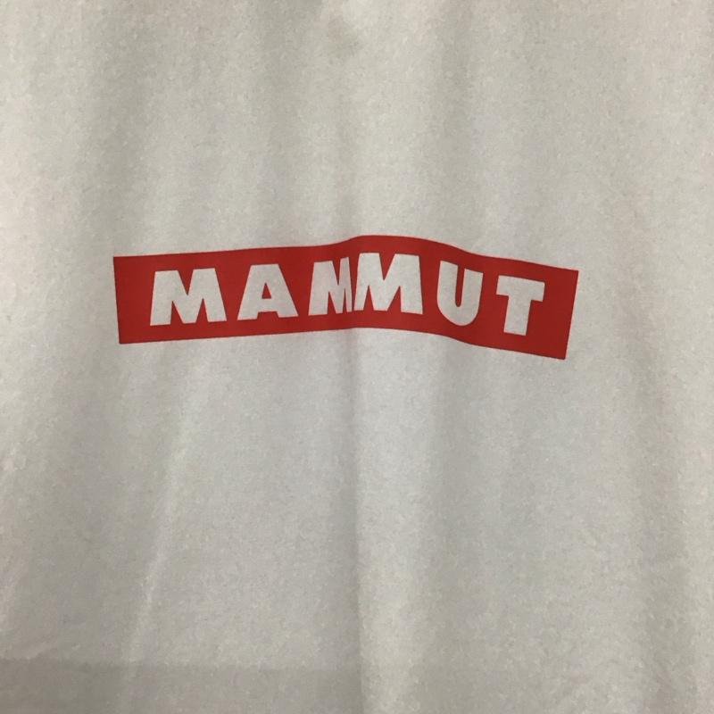 マムート Mammut カットソー 長袖 長袖カットソー プリントカットソー クルーネック M ロゴ、文字 白 / ホワイト /  メンズ USED 古着 中古 10149001