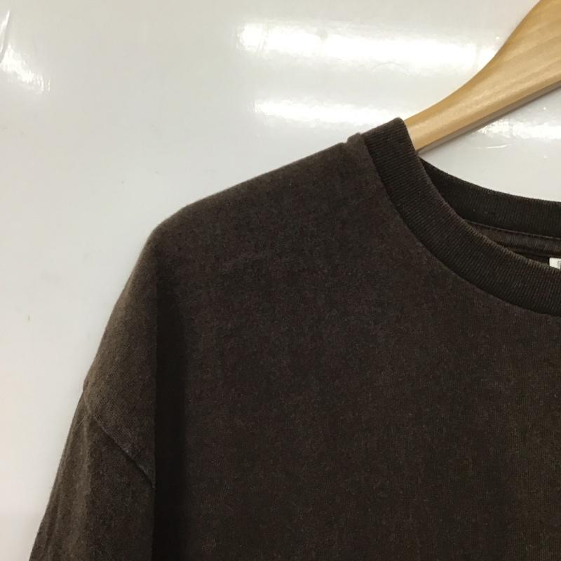 アベイシングエイプ A BATHING APE Tシャツ 半袖 半袖カットソー プリントTシャツ クルーネックカットソー L ロゴ、文字 茶 / ブラウン /  メンズ USED 古着 中古 10132086