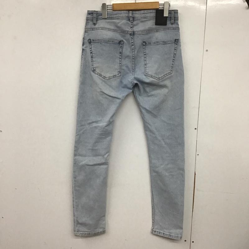ザラ ZARA パンツ デニム、ジーンズ デニムパンツ スリムパンツ カジュアルパンツ ストレッチパンツ 42インチ 無地 水色 / ライトブルー /  メンズ USED 古着 中古 10148568