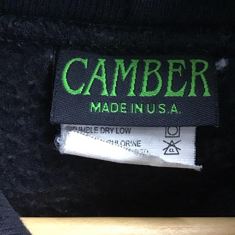 キャンバー CAMBER パーカー 長袖 M 無地 黒 / ブラック /  メンズ USED 古着 中古 10137633
