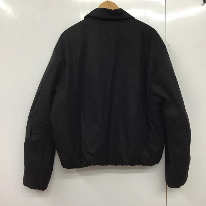 ザラ ZARA ジャケット、上着 ジャンパー、ブルゾン ジップアップジャケット アウター カラージャケット L 無地 黒 / ブラック /  メンズ USED 古着 中古 10144274