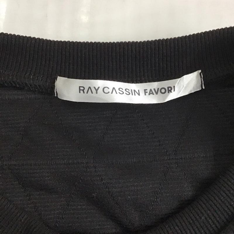 レイカズンフェバリ RAY CASSIN FAVORI カーディガン 長袖 6P27L1D0100 キルトカーディガン FREE 無地 黒 / ブラック /  レディース USED 古着 中古 10122646