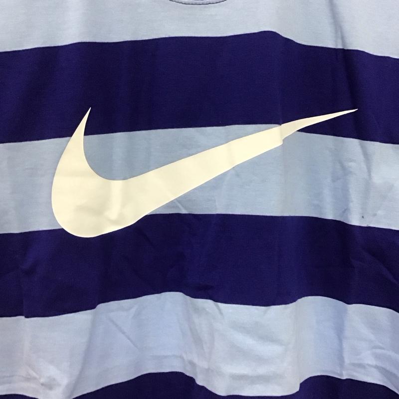 ナイキ NIKE Tシャツ 半袖 cq5197-436 半袖カットソー プリントTシャツ M ロゴ、文字 青 / ブルー / X 水色 / ライトブルー /  メンズ USED 古着 中古 10146720