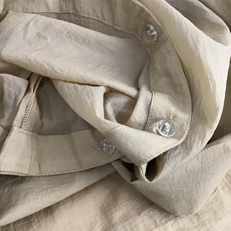 ダブルクローゼット w closet シャツ、ブラウス 長袖 長袖シャツ 無地シャツ カラーシャツ 無地 ベージュ / ベージュ /  レディース USED 古着 中古 10143834