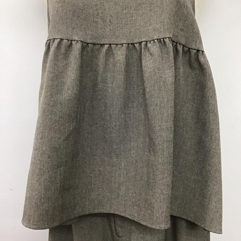 フリークスストア FREAK S STORE セットアップ セットアップ 1149248900288 リネンタッチ キャミ パンツ セットアップ リボンキャミソール S 無地 灰 / グレー /  レディース USED 古着 中古 10144436