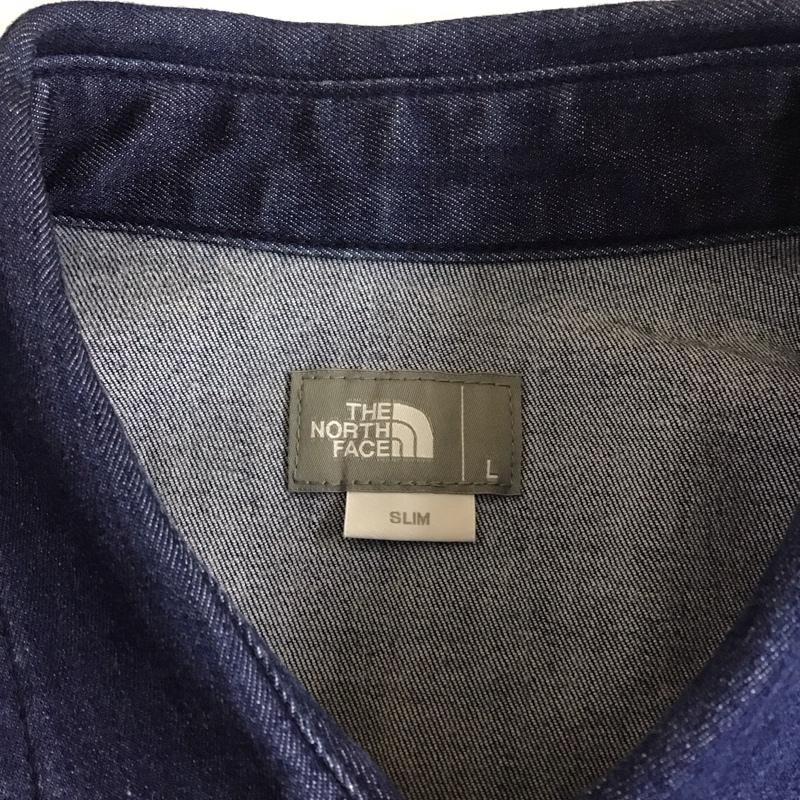 ザノースフェイス THE NORTH FACE シャツ、ブラウス 長袖 nr11950 L/SCANTERBURYBELLSSHIRT 長袖デニムシャツ L 無地 インディゴ / インディゴ /  メンズ USED 古着 中古 10119995