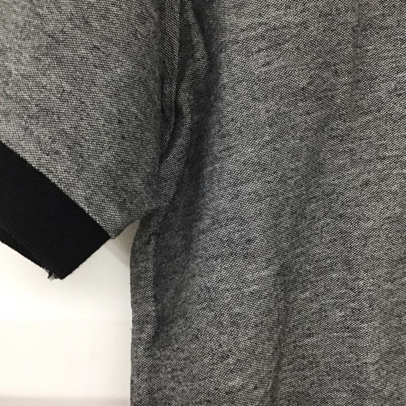 フレッドペリー FRED PERRY ポロシャツ 半袖 半袖ポロシャツ カラーシャツ 半袖カットソー L ロゴ、文字 灰 / グレー /  メンズ USED 古着 中古 10141667