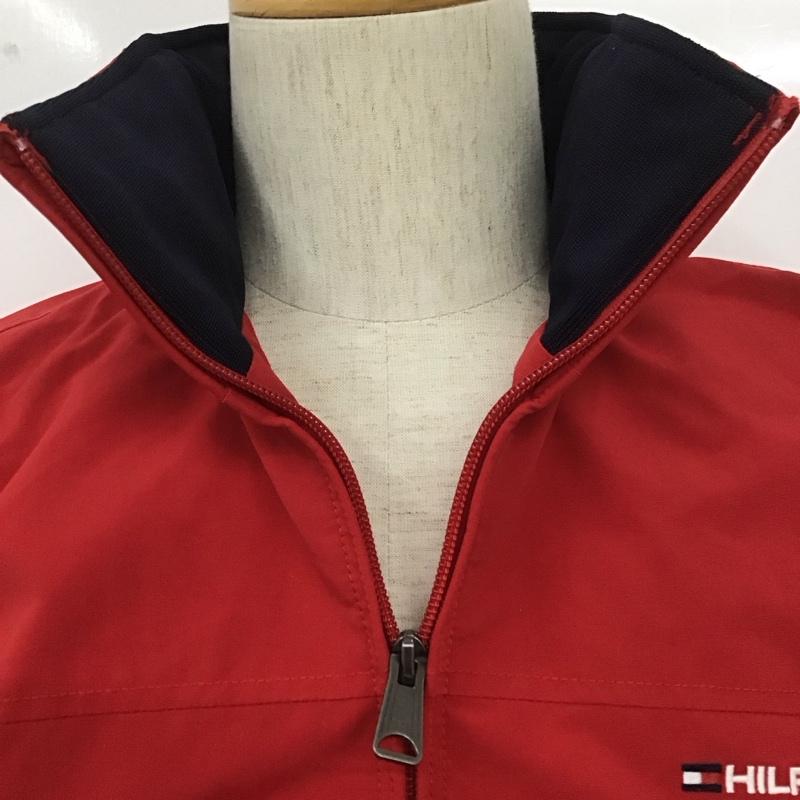 トミーヒルフィガー TOMMY HILFIGER ジャケット、上着 ジャンパー、ブルゾン L ロゴ、文字 赤 / レッド /  メンズ USED 古着 中古 10106752