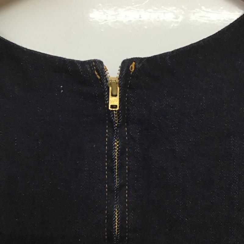 マウジー MOUSSY ワンピース ロングスカート 010DAG11-5610 PUFF SLEEVE DENIM DRESS デニム 長袖 1 無地 インディゴ / インディゴ /  レディース USED 古着 中古 10144431