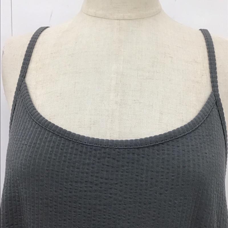 マウジー MOUSSY ワンピース ロングスカート 010GSS80-1200 ティアード キャミワンピース 1 無地 灰 / グレー /  レディース USED 古着 中古 10109022