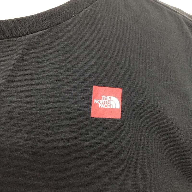 ザノースフェイス THE NORTH FACE Tシャツ 半袖 8210191737 マルチロングシャツ ノーカラーシャツ M ロゴ、文字 黒 / ブラック /  メンズ USED 古着 中古 10126092
