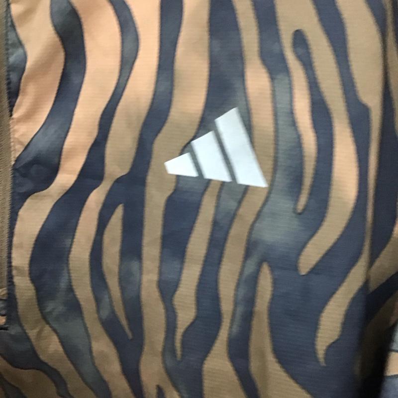 アディダス adidas ジャケット、上着 ジャンパー、ブルゾン プルオーバーナイロンジャケット スタンドネック XXL 総柄 マルチカラー / マルチカラー /  メンズ USED 古着 中古 10150441
