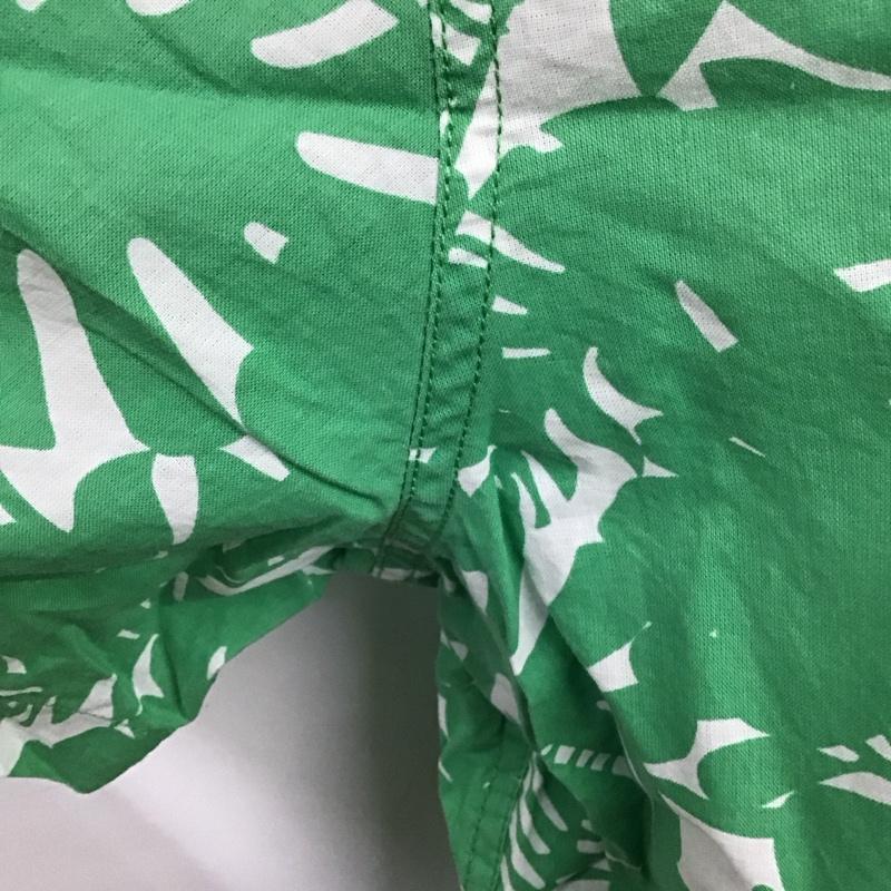 リーバイス Levi s シャツ、ブラウス 半袖 半袖シャツ カラーシャツ 半袖カットソー アロハシャツ L プリント 緑 / グリーン /  メンズ USED 古着 中古 10123978