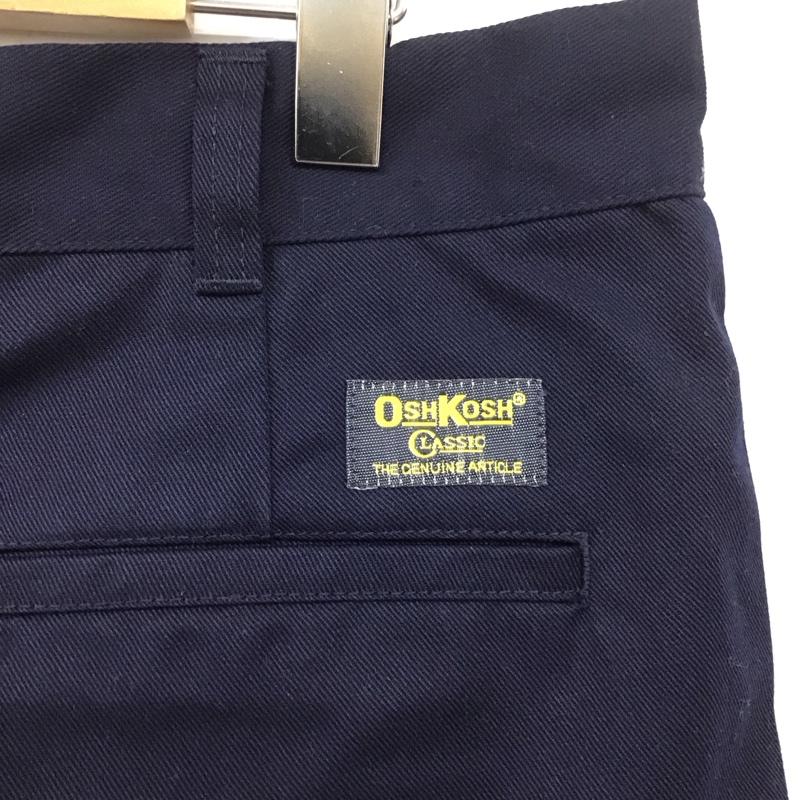 オシュコシュ OSHKOSH パンツ チノパン チノパン ワイドパンツ カジュアルパンツ 33インチ 無地 紺 / ネイビー /  メンズ USED 古着 中古 10125472