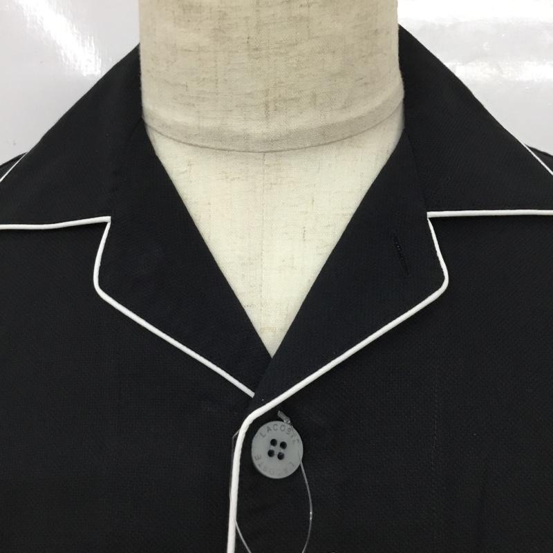 ラコステ LACOSTE セットアップ セットアップ セットアップ パジャマ カジュアルシャツ ワイドパンツ M ロゴ、文字 黒 / ブラック /  メンズ USED 古着 中古 10113381